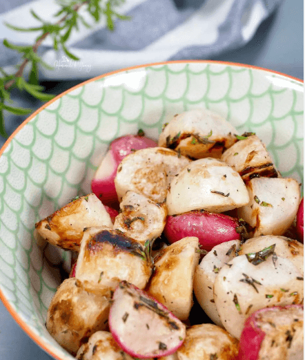 Grilled Hakurei Turnips